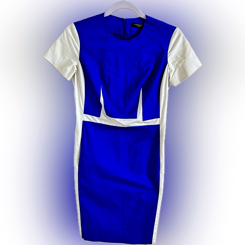 Vassa & Co Trend Designer Size S Shift Dress Short Sleeve
